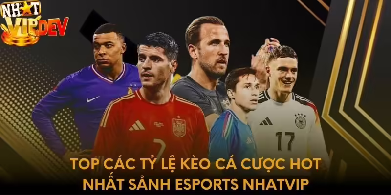 Top các tỷ lệ kèo cá cược hot nhất sảnh Esports Nhatvip