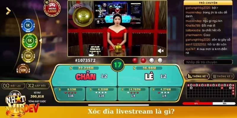 Xóc đĩa livestream là gì?