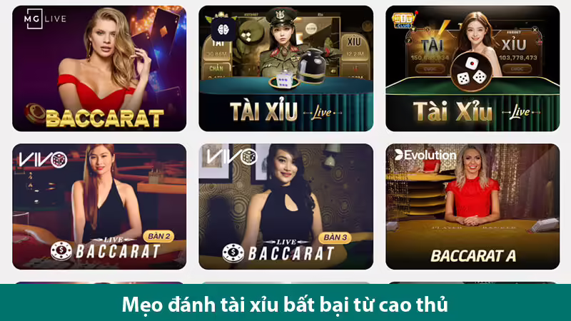 Tiết lộ các mẹo đánh tài xỉu bất bại cho tân thủ học hỏi